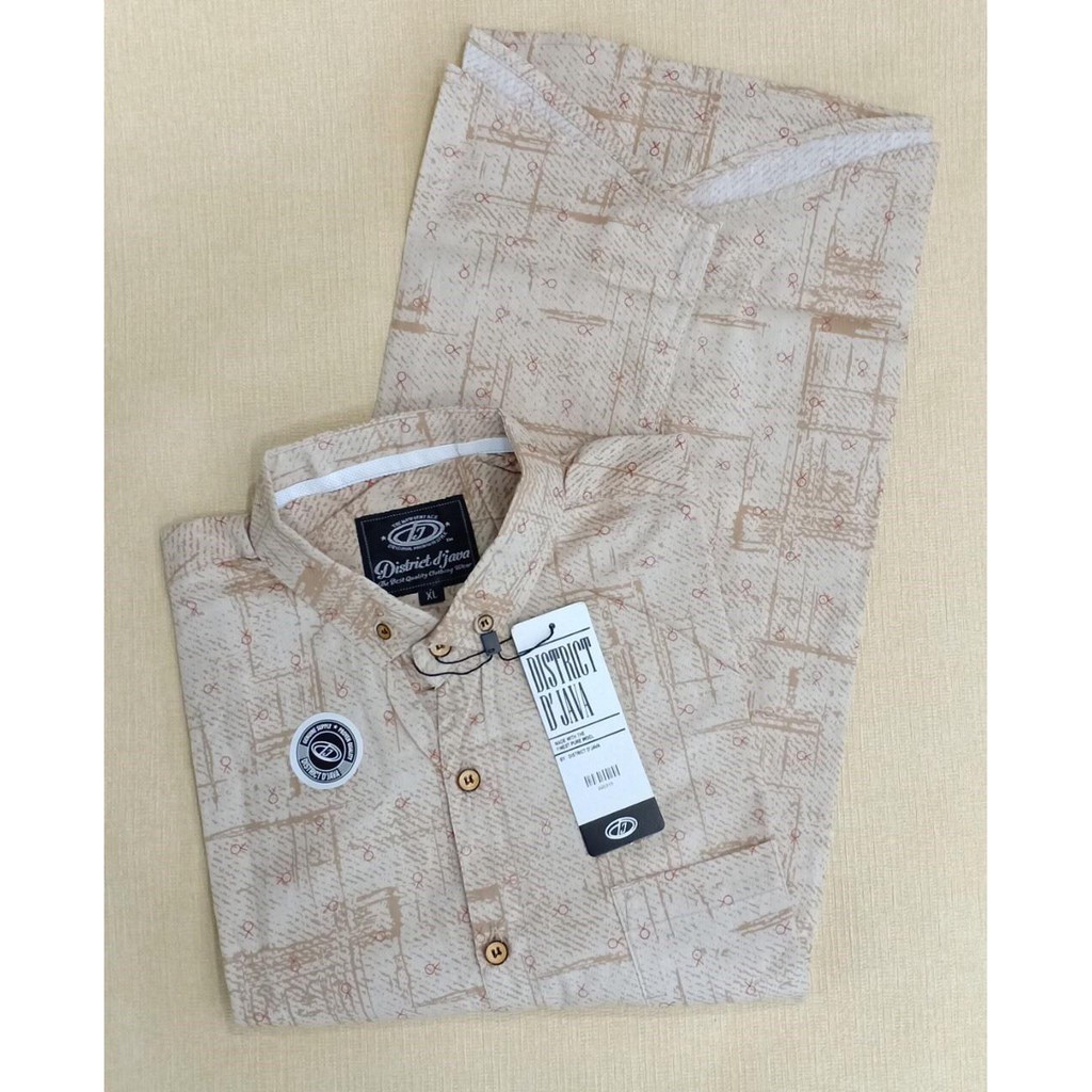 KEMEJA LENGAN PENDEK PRIA WARNA GRADASI