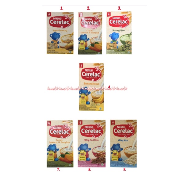 Nestle Cerelac Bubur Sereal Ayam Bawang 120gr Bubur Bayi Nesle Cerelak Bubur Bayi