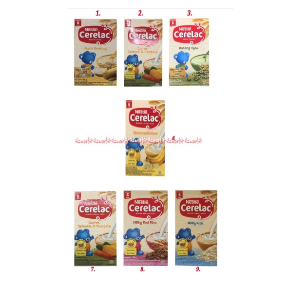 Nestle Cerelac Bubur Sereal Ayam Bawang 120gr Bubur Bayi Nesle Cerelak Bubur Bayi