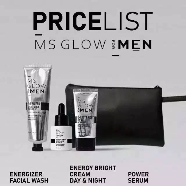 MS GLOW MEN  produk MS GLOW FOR MEN // PAKET WAJAH UNTUK DISTRIBUTOR MS GLOW