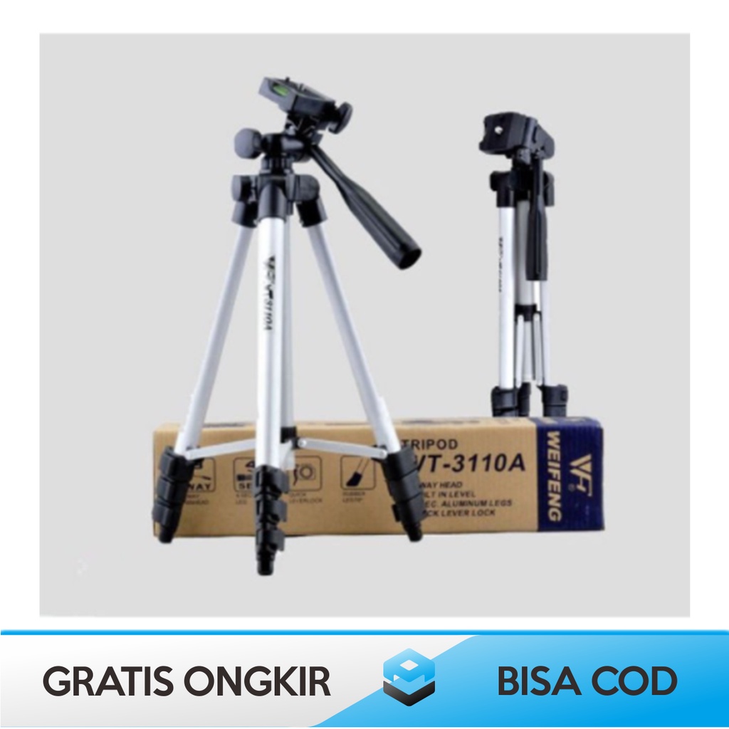 TRIPOD KAMERA WEIFENG 3110 1 METER UNIVERSAL DENGAN HOLDER U ORIGINAL