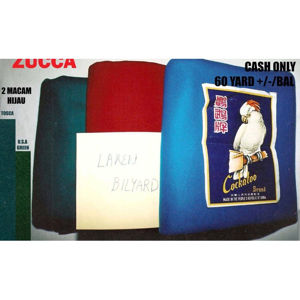 Laken Billiard 7 Feet Karpet Bilyard