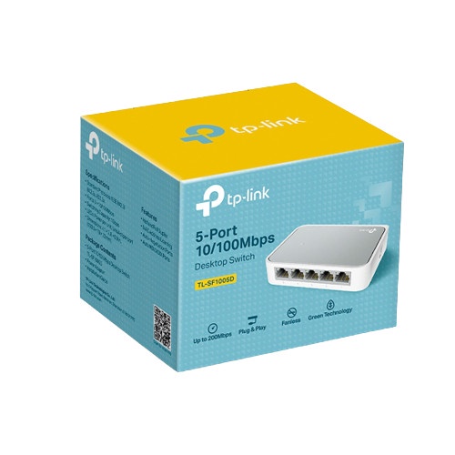 Switch 100mbps | TP Link Switch SF1005D 5-Port 10 / 100Mbps Desktop Switch - Garansi 1Th