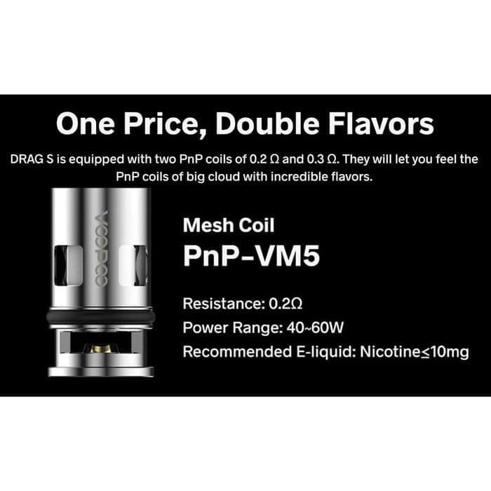 COIL VINCI PnP-VM5 MESH COIL 0.2 Ohm AUTHENTIC