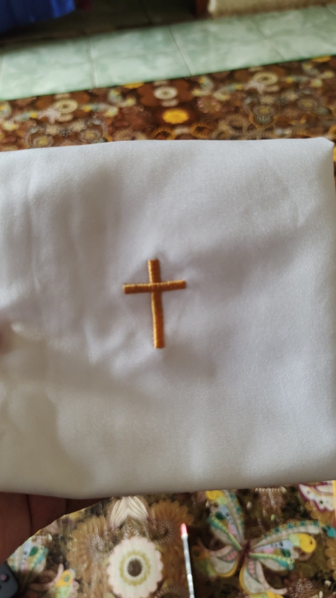 Kain Putih Corporale Korporal Katolik Untuk Alas Piksis Saat Misa Online