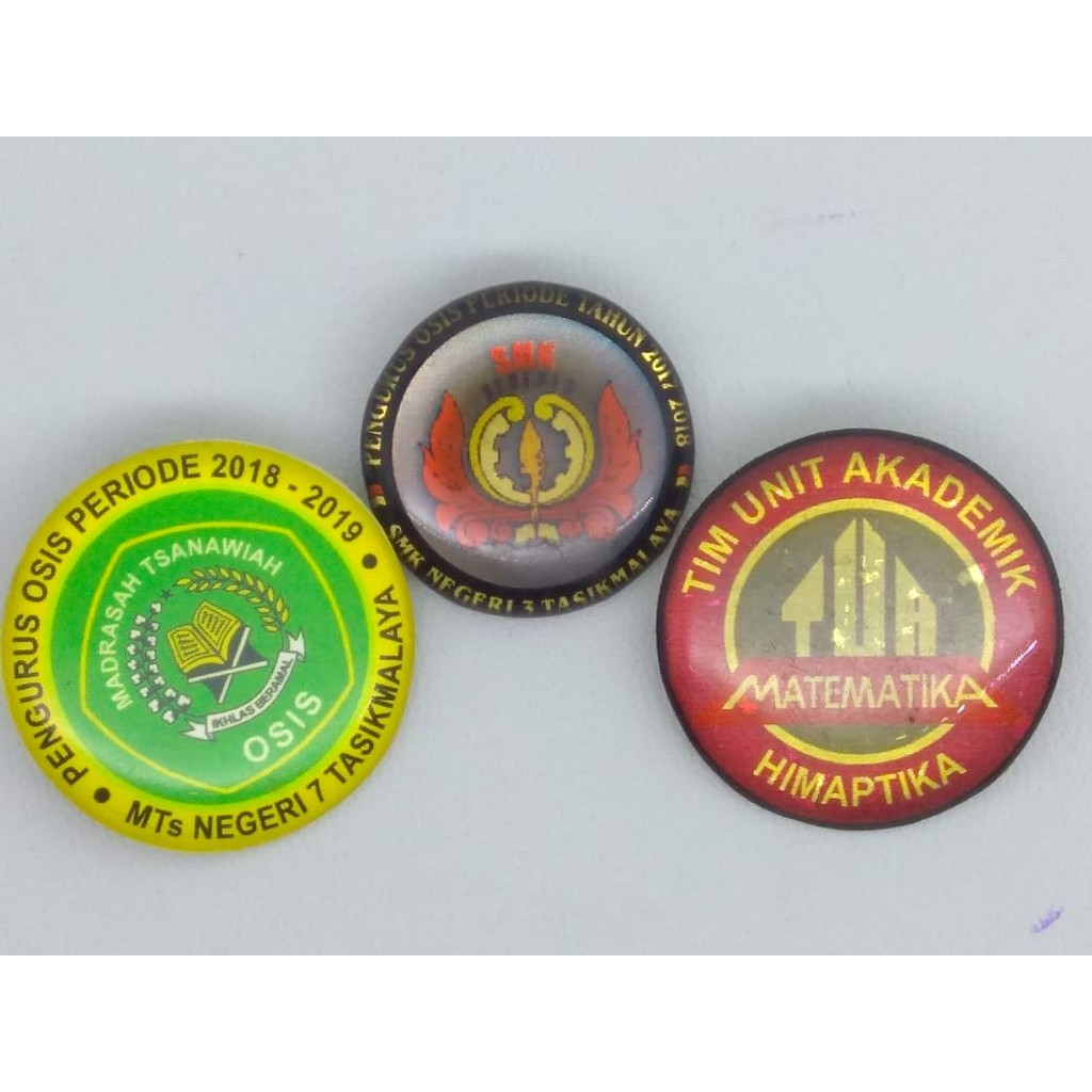 

PIN RESIN PRINT STICKER VINYL / TRANSPARANT