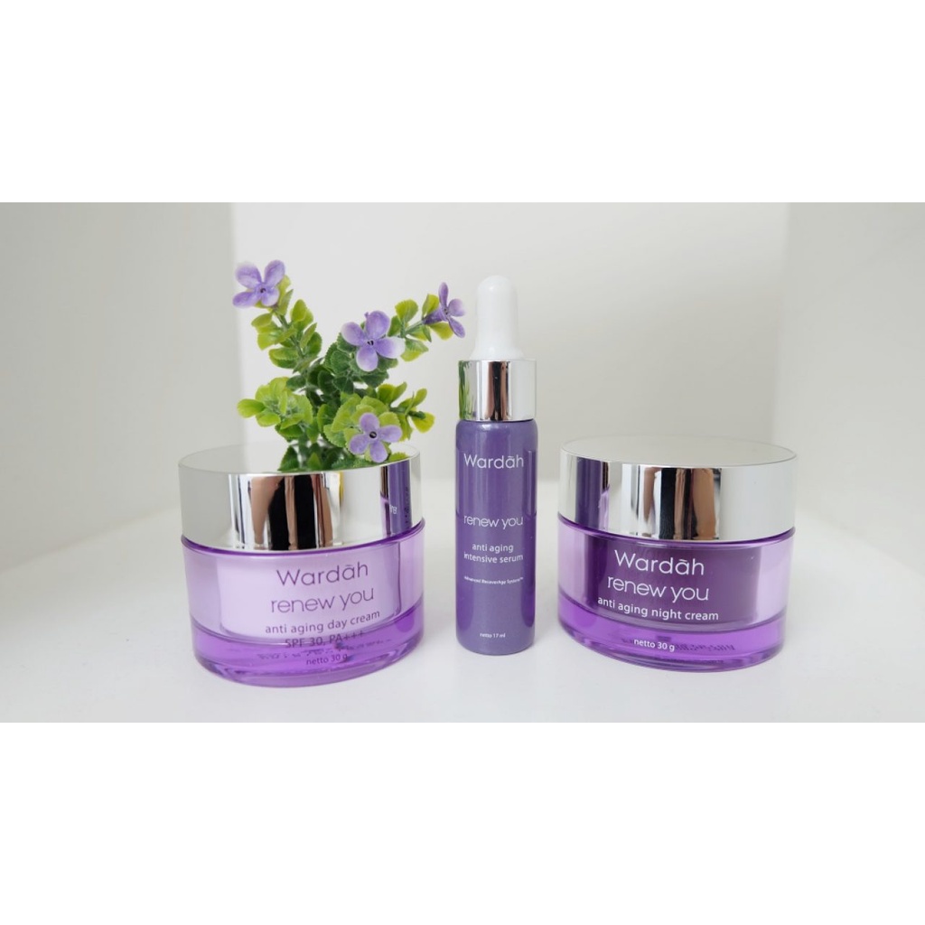Wardah Paket Renew You Anti aging Series 3 in 1