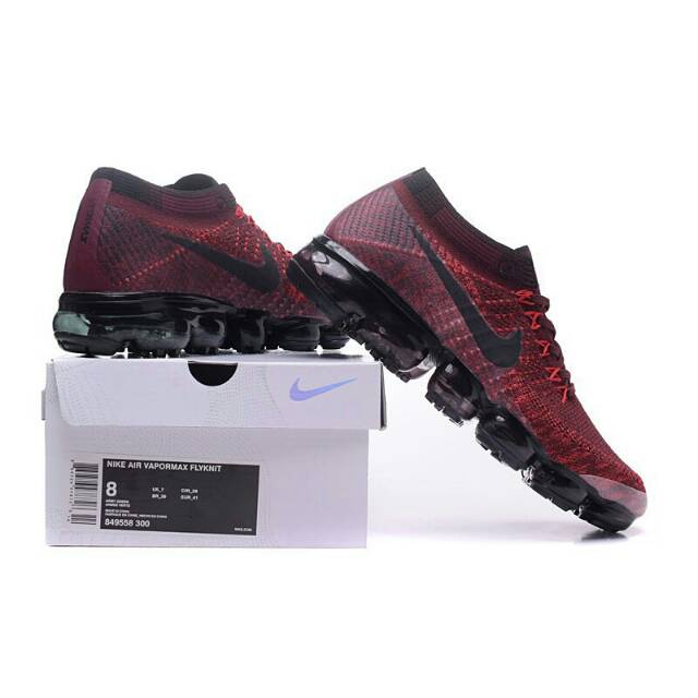 Jual NIKE AIR VAPORMAX FLYKNIT RED 
