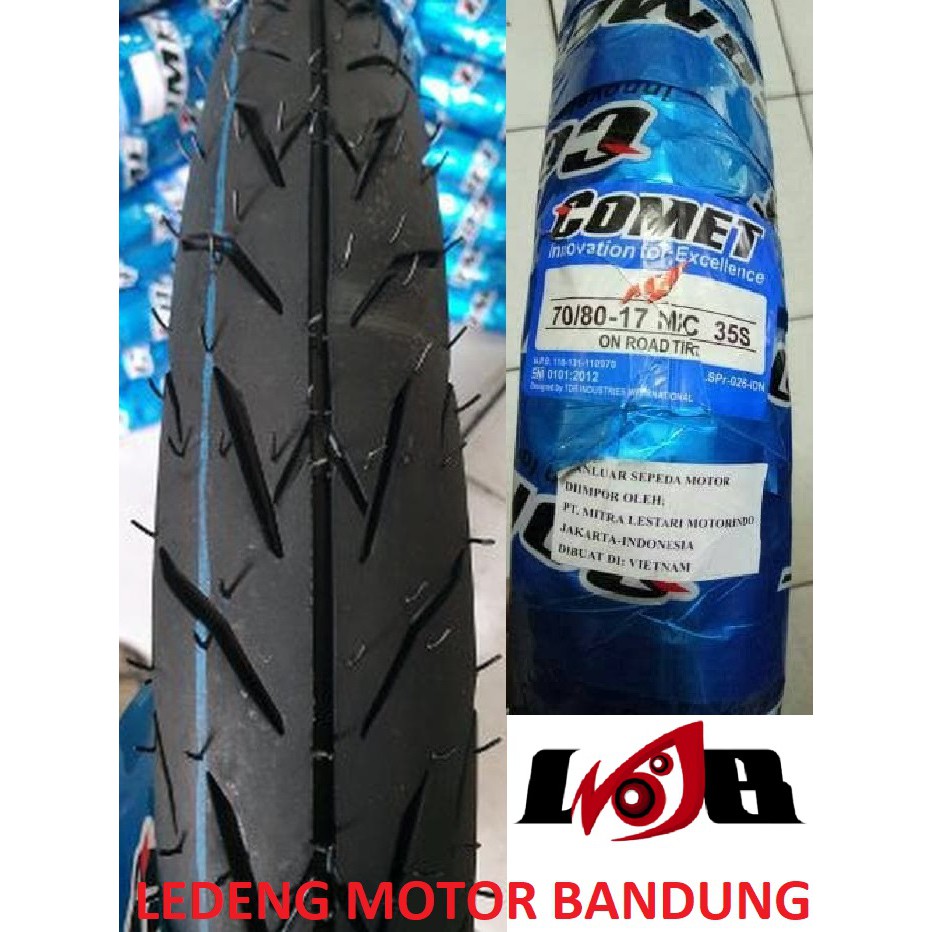 Comet 70/80-17 M1 Tubetype Pakai Ban Dalam Motor Bebek