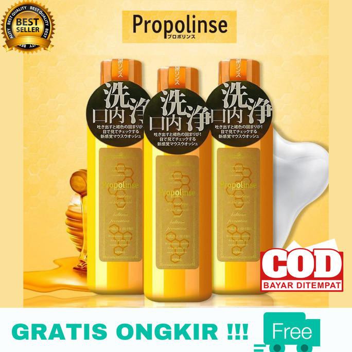 PROPOLINSE MOUTH WASH / OBAT KUMUR 600 ML ORIGINAL JEPANG MOUTHWASH - ORANGE, 150 ML