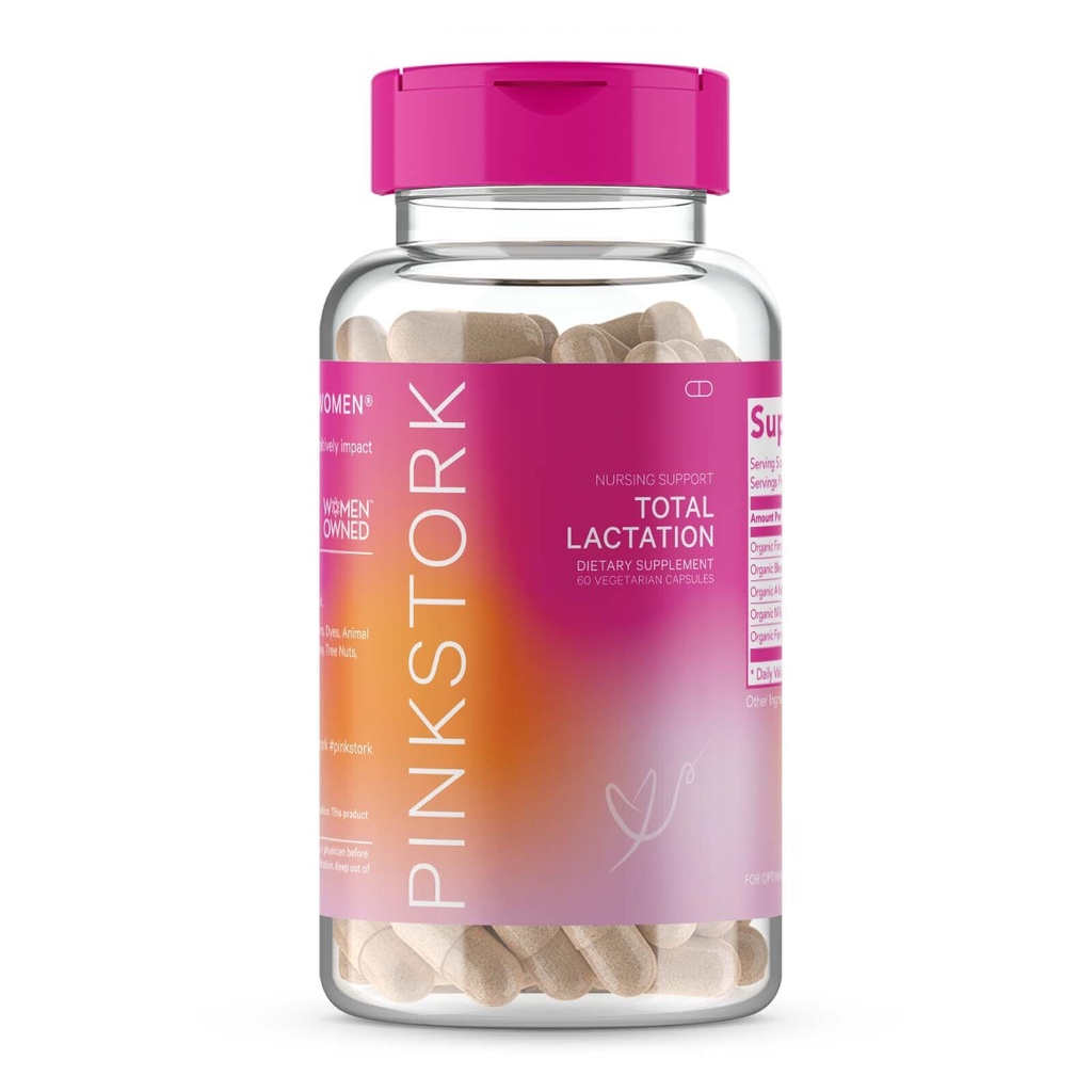 Jual Pink Stork Total Lactation ASI Booster / Penambah ASI / Pelancar ASI  Herbal Organik USA 60 Cap | Shopee Indonesia