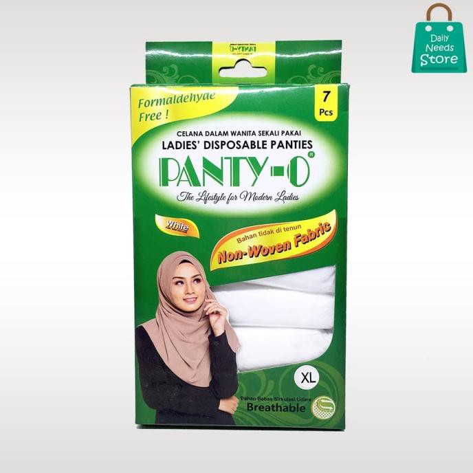 Celana Dalam Sekali Pakai Wanita/ Panty-O Untuk Umroh Dan Haji/7Pcs