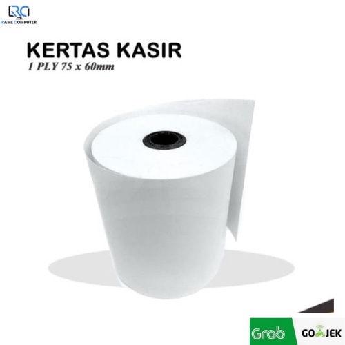 

KERTAS STRUK KASIR NCR 75 X 60 mm - 2PLY - RANGKAP 2 - NCR 2 PLY