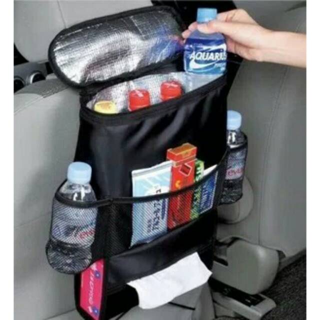 Black Auto CAR COOLER - Organizer Mobil Back Car Seat