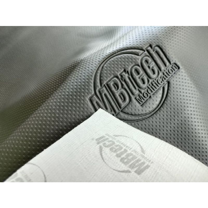 MBTECH Original Kulit jok cover jok motor POLOS LEMBARAN BIGDOT LOGO bahan tebal ukuran 47x90 berkua
