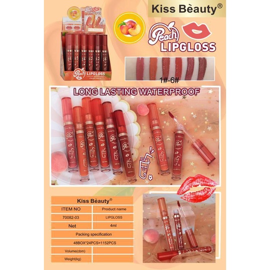 ( PER BOX ) LIPGLOSS  Maybelline matte h/s 1024 / KISSBEAUTY / PER 24 PCS