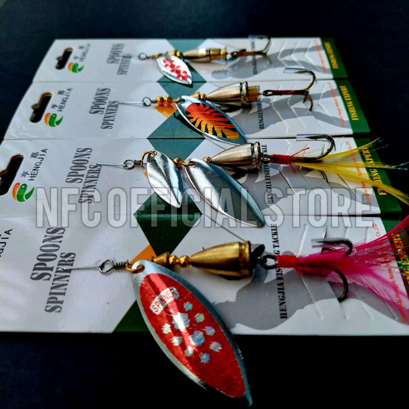 Spoon Inline Spinner Bait 8cm/10gr 7,8cm/8gr 7,7cm/10gr LONG CAST Double Blade