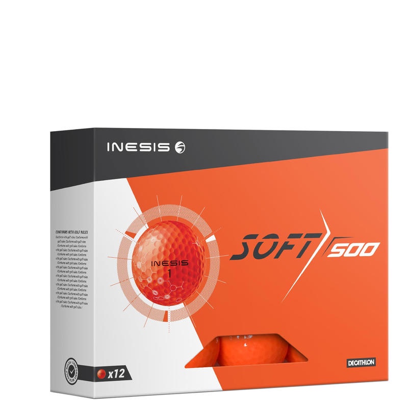 INESIS 500 Bola Golf Soft Isi 12 Pcs