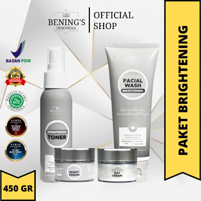 BENING SKINCARE DOCTOR OKY PRATAMA PAKET BRIGHTENING | BENING SKINCARE DR OKY PRATAMA