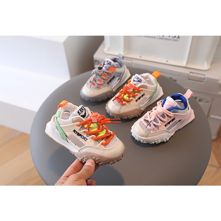 [COD] sepatu anak import empuk sneaker anak unisex premium 0-6 tahun