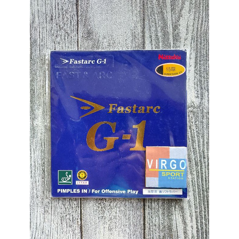 Nittaku Fastarc G-1 karet rubber bat bet pingpong Nittaku fastarc G1