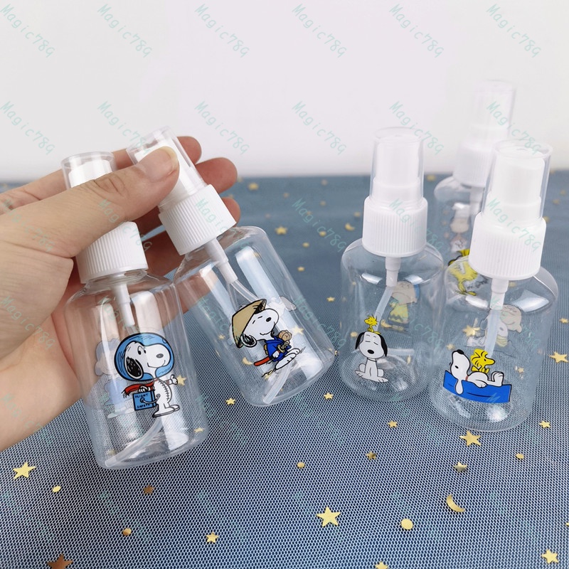 Magic789 50ML Plastic Cartoon Snoopy Spray Bottle Portable Travel Size Bottles for Cosmetic