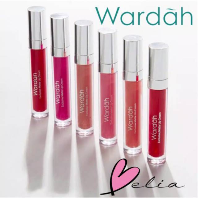 WARDAH Exclusive MATTE Lip cream (lipstik)