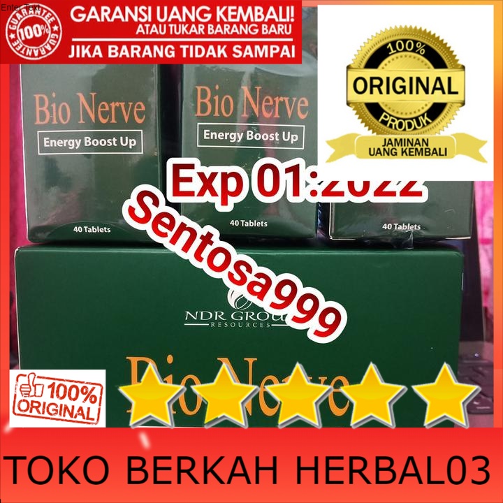 100% ASLI Bio Nerve 100% Asli Malaysia Bukan Bio Nervee