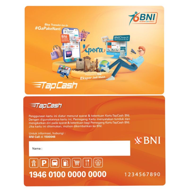 Tapcash HUT 76 BNI 2022 - XPORA