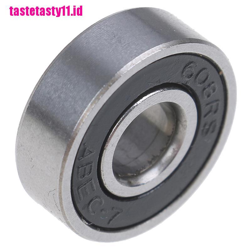 5 Pcs Bantalan Bola Segel ABEC-7 608RS Warna Hitam Untuk Skateboard