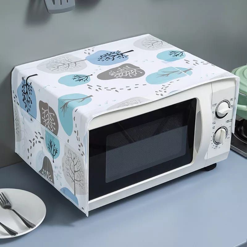 Cover penutup microwave/Waterproof cover dengan kantong storage pouch