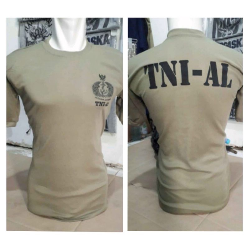 kaos pendek TNI AL