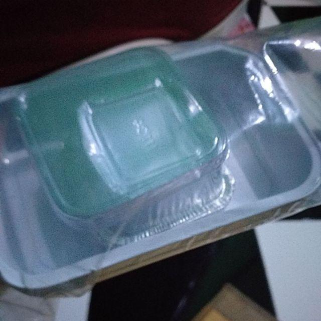 Aluminium Foil Cup Kotak P-380 Dan Tutup