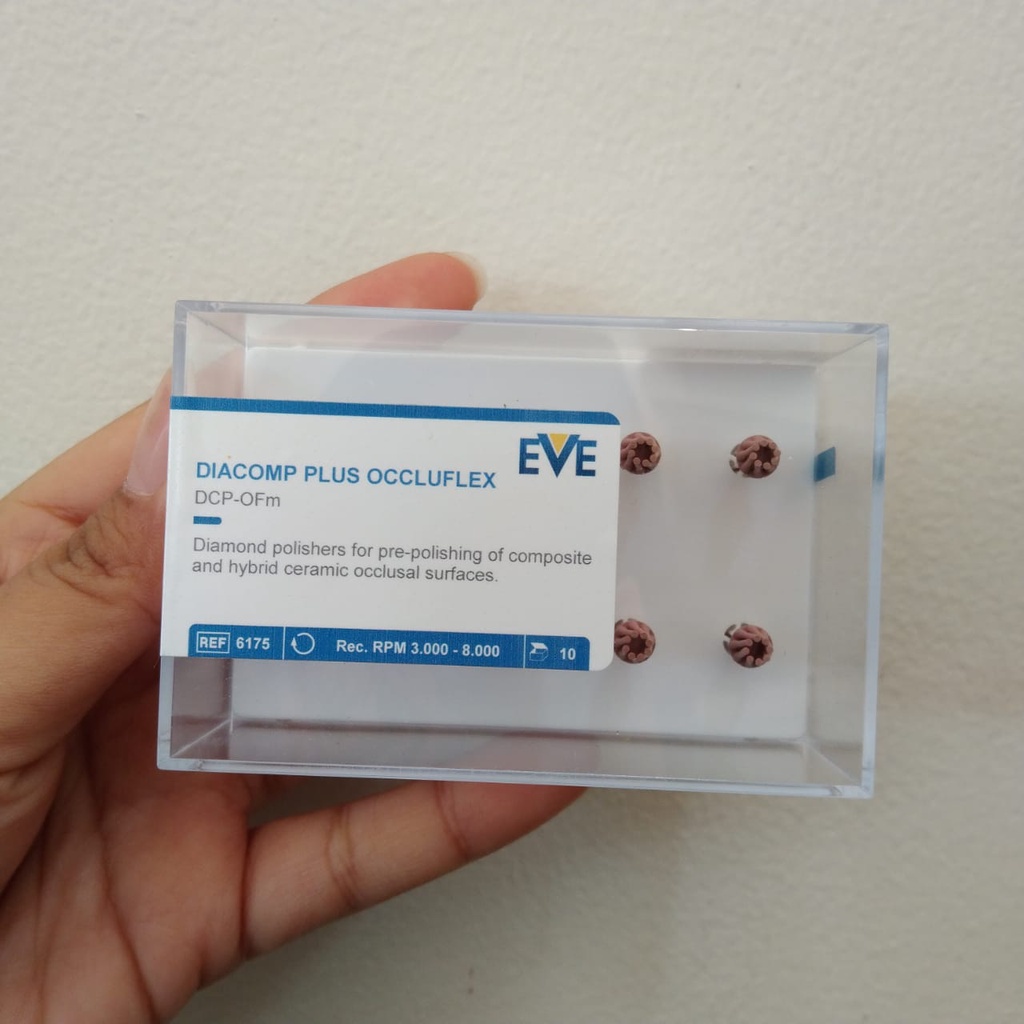 Eve Diacomp Plus Occluflex Pink Merah Poles Resin Komposit composite Pre-polishing bur glossy komposit