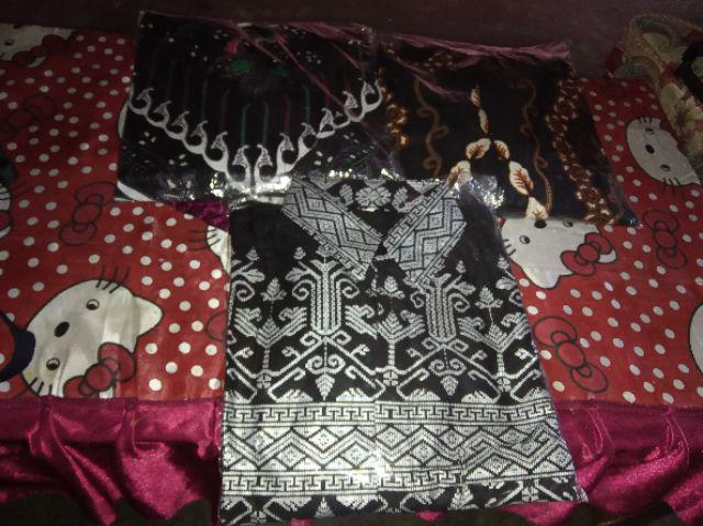 Kayla Batik Hrb026 Kenongo Kemeja Tosca Pendek Padi Pekalongan M L Xl Sogan Tulis Halus Kemeja Batik