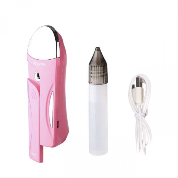 KEMEI KM-709 Ultrasonic Portable Rechargable Facial Handy Spa Moisturizing Mist Water Supply Massage