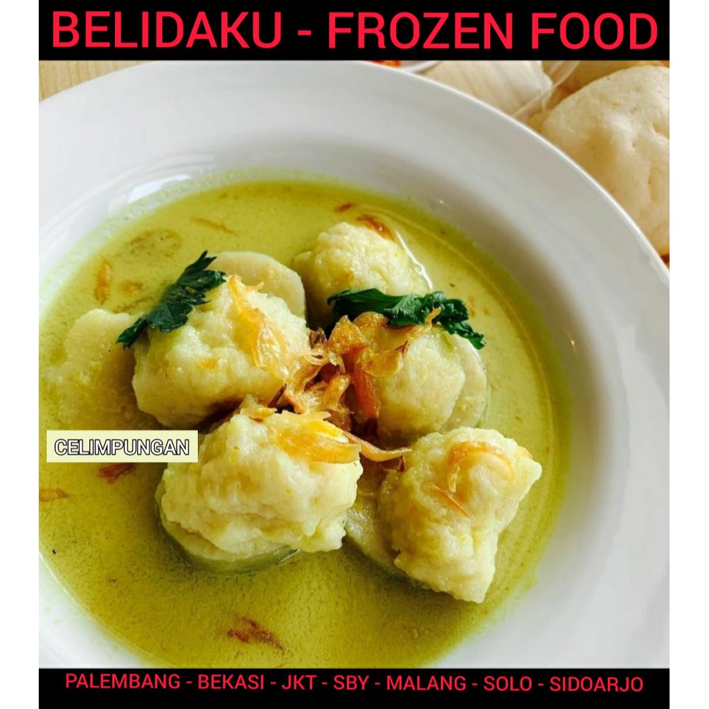 

Celimpungan Frozen Pempek Belidaku (5pcs + Bumbu)
