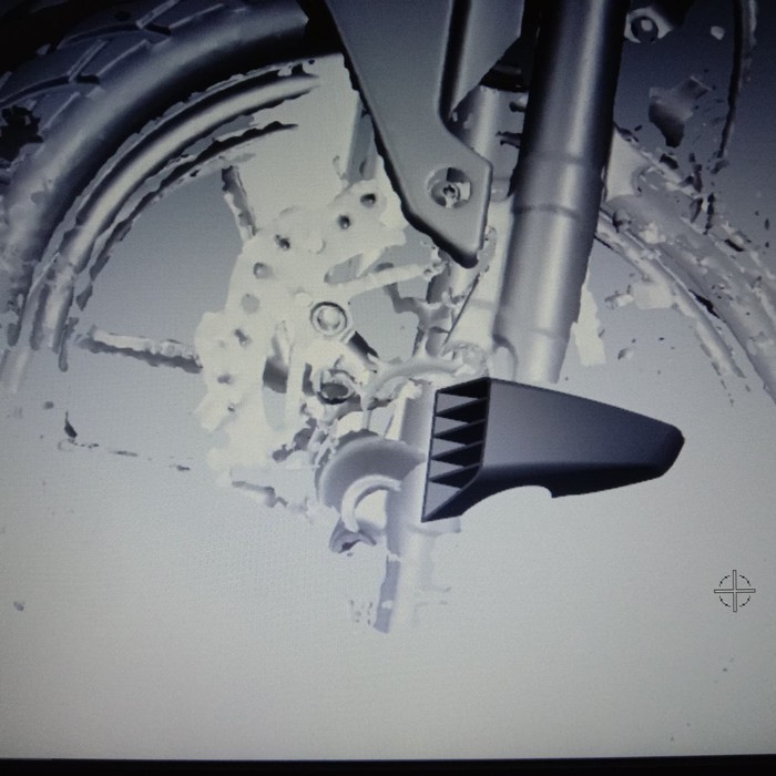 air scoop honda adv 150 - pendingin kaliper rem adv150 caliper cooler