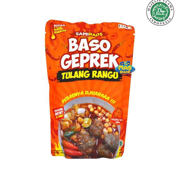 

Ready Stok Baso Aci Geprek Seblak Geprek Boci Instant Samiraos Boci Geprek Tulang Rangu Bapper