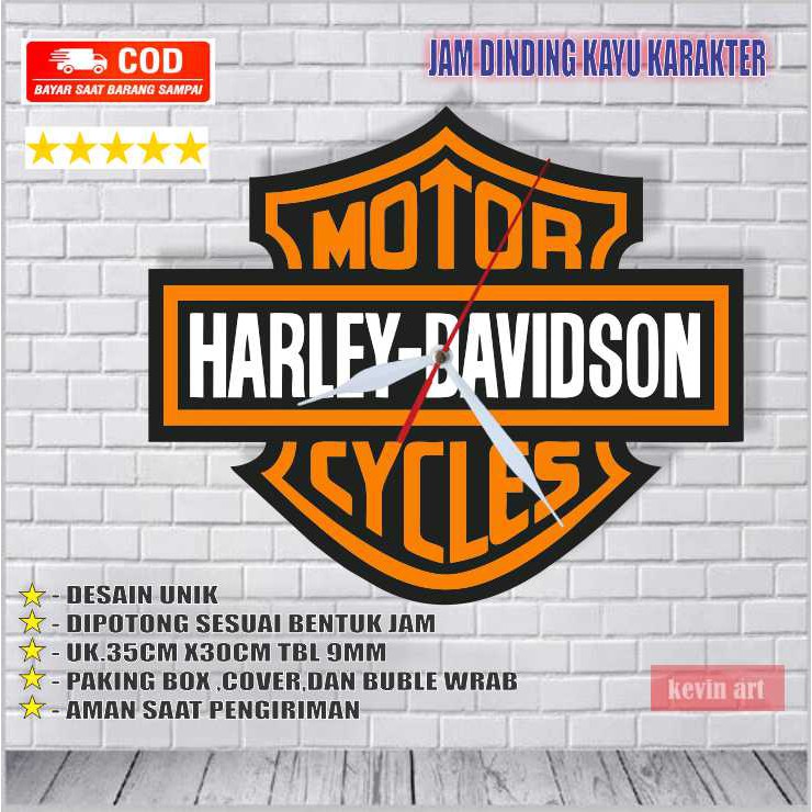 JAM DINDING BESAR HARLEY DAVIDSON UNIK KEREN JAM DINDINH HURLEY DAVIDSON KOLEKSI HOBI KLUB MOTOR GAY