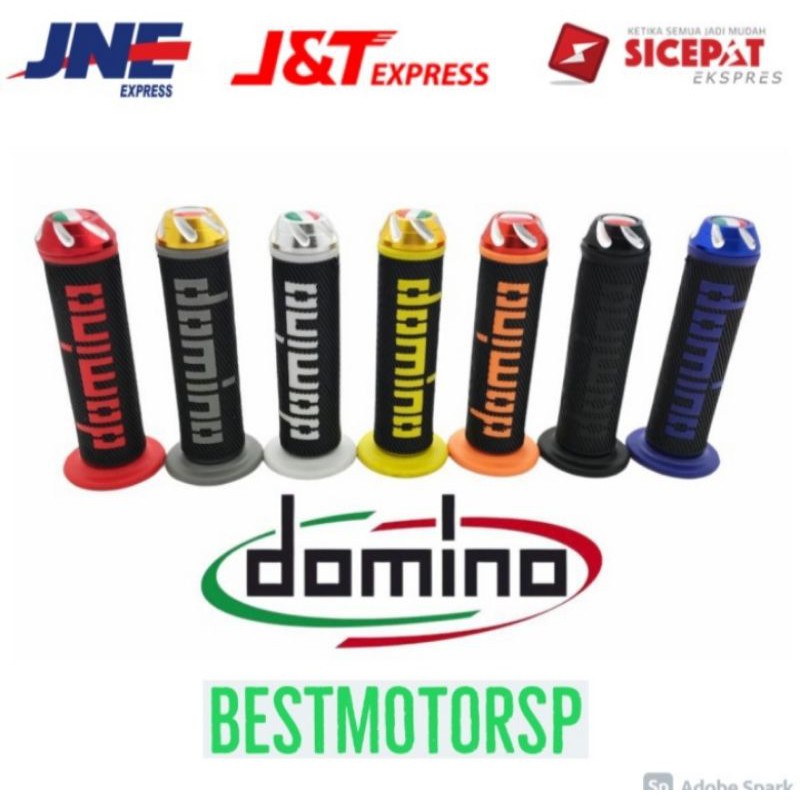 Handgrip-handfat Domino Karet Soft Motor Universal