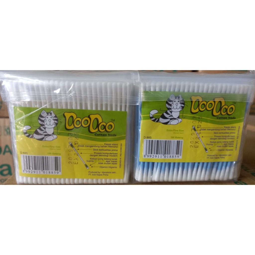 COTTON BUDS ANAK DAN DEWASA EXTRA FINE DOODOO