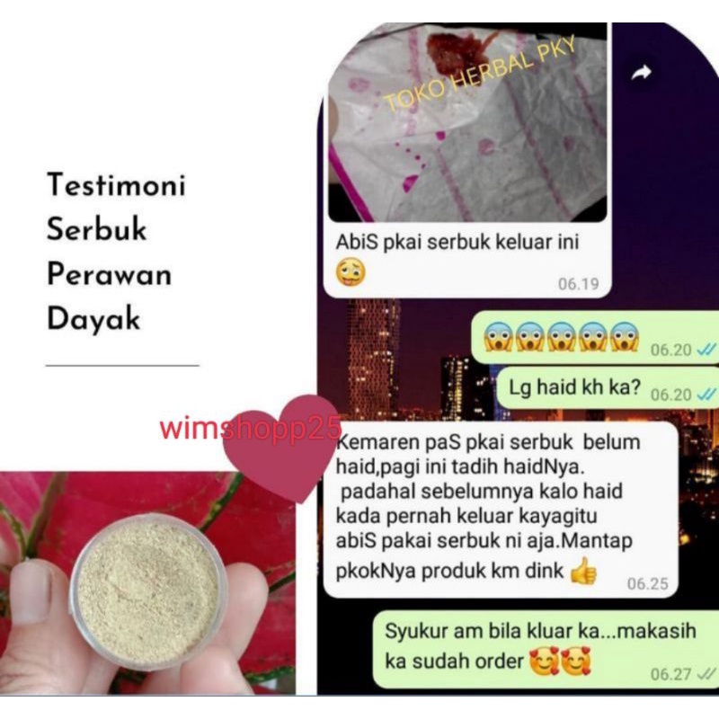 SERBUK PERAWAN DAYAK ORIGINAL/ANTI PELAKOR/RAPET KEMBALI GADIS