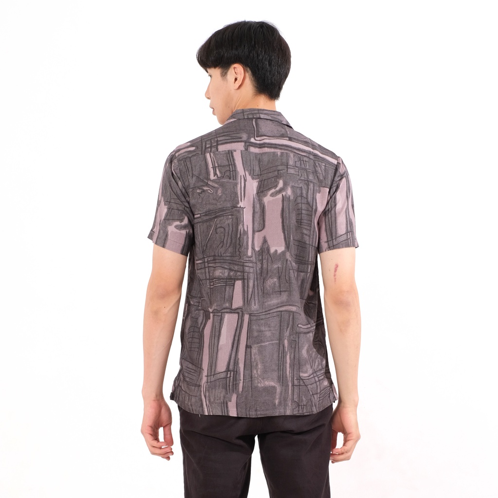 SANVANINA Kemeja Hawai Pria Printing - Kairo Casual Printed Shirt E-2020