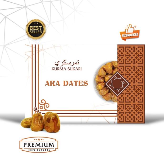 

PREMIUM ARA 3KG DATES KEMTAN LEMBUT DAN BASAH KURMA SUKARI FDGG56416