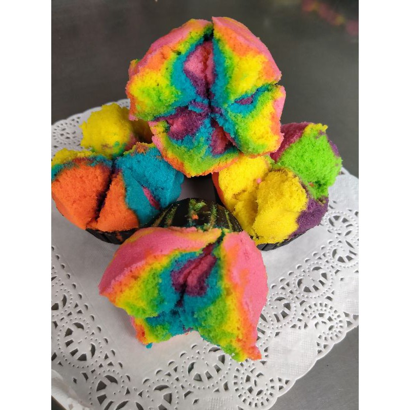 Bolu Kukus Mekar Rainbow Shopee Indonesia