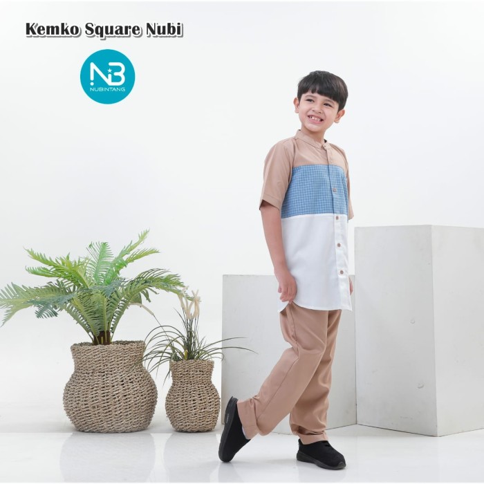 TERBARU Kurta anak koko square nubi Kids koko anak modern busana muslim anak