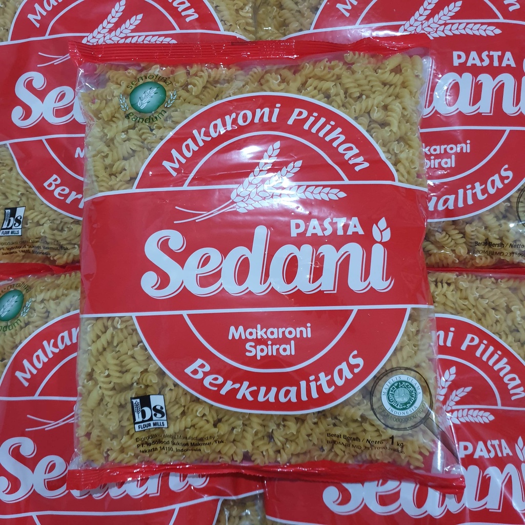 [Pcs] Makaroni Pasta Sedani Spiral Pipa Kerang Spaghetti - Sed*