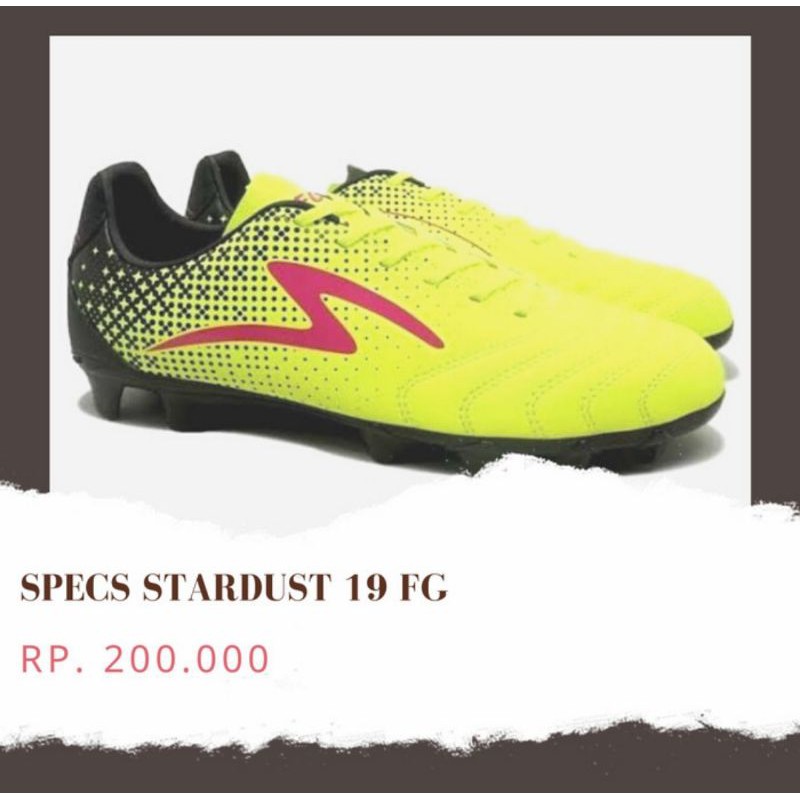 SEPATU SPECS STARDUST 19 FG ORIGINAL