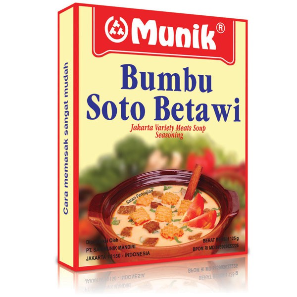 

Munik Bumbu Soto Betawi 125 Gr